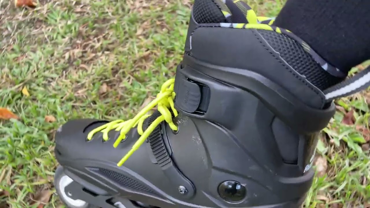 Learning to rollerblade with the Rollerblade RB Cruiser