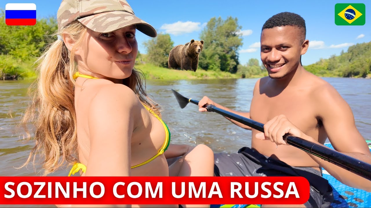 🇷🇺 SOBREVIVENDO NA FLORESTA RUSSA: ACAMPAMENTO, URSOS E CAVERNA SECRETA
