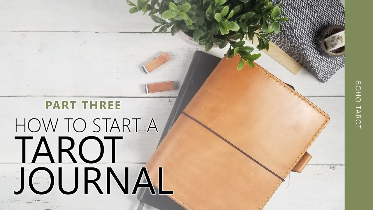 How to Start a Tarot Journal (part three - creative journaling tips)
