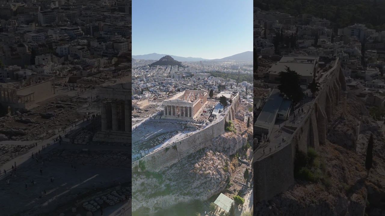 #athens #greece #acropolis #drone #birdseye follow for more!