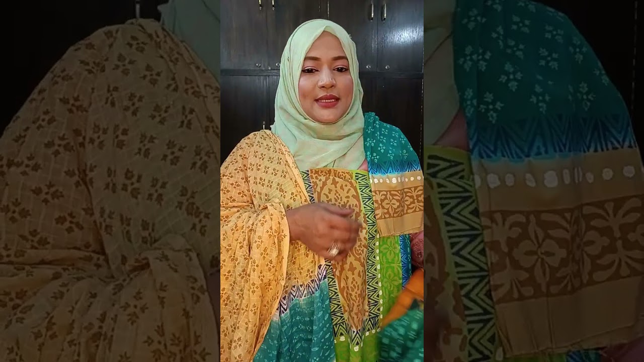 🎁🟩পিওর রাজধানী ভয়েল/কটন টাই-ডাই ব্লক-প্রিন্ট থ্রি পিস (সেলাই ছাড়া)।