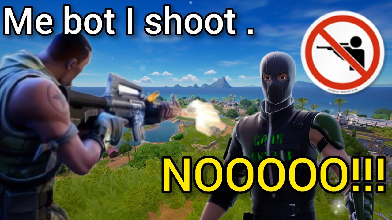 Fortnite but I can't take any damage