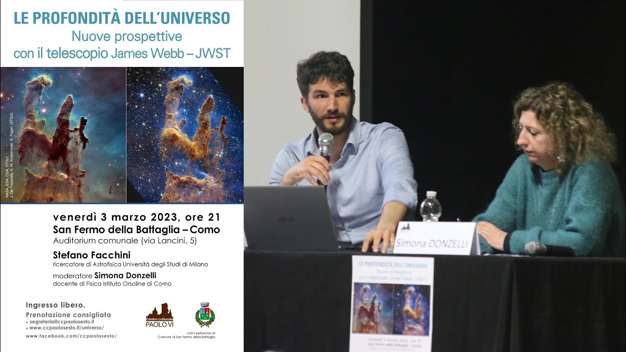 L'universo e il telescopio James Webb. Con Stefano Facchini