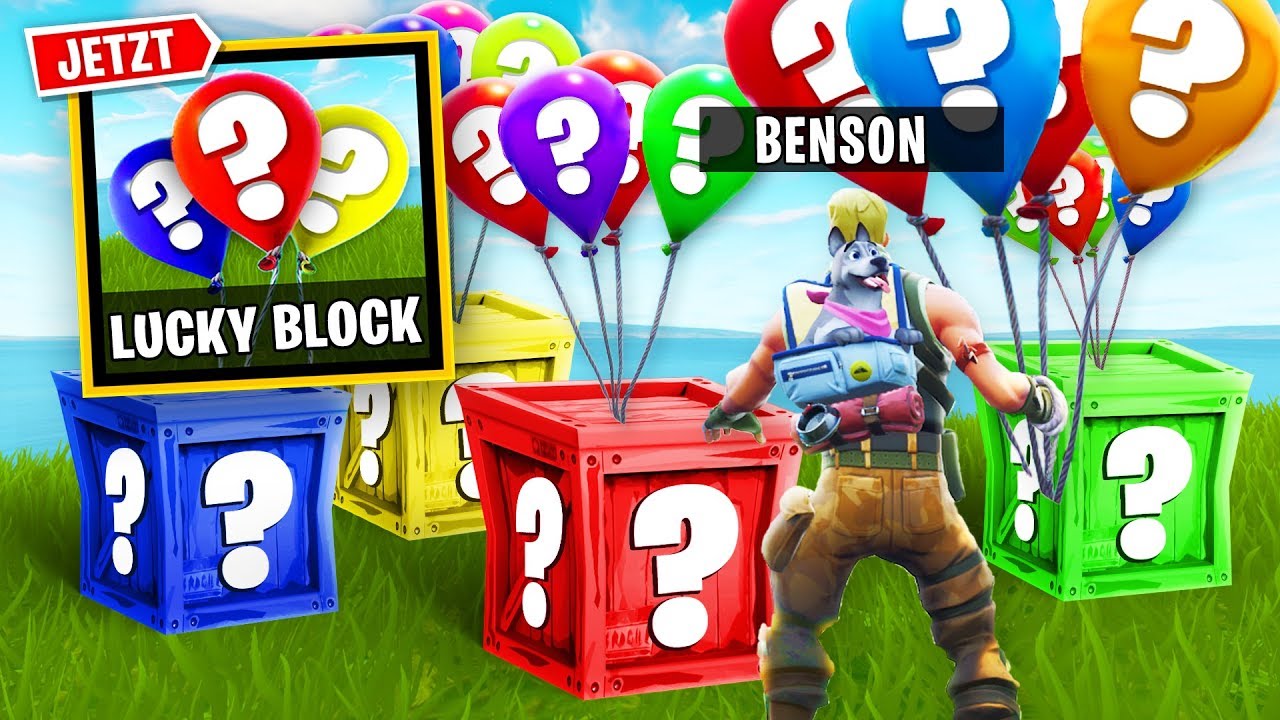Neuer Lucky Blocks Ballon Spielmodus in Fortnite 🔴