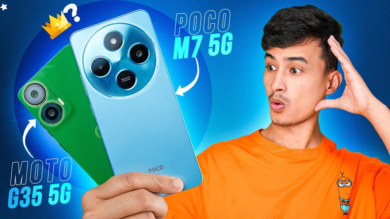 Moto G35 vs Poco M7 5G | Best 5G Phone Under 10K??
