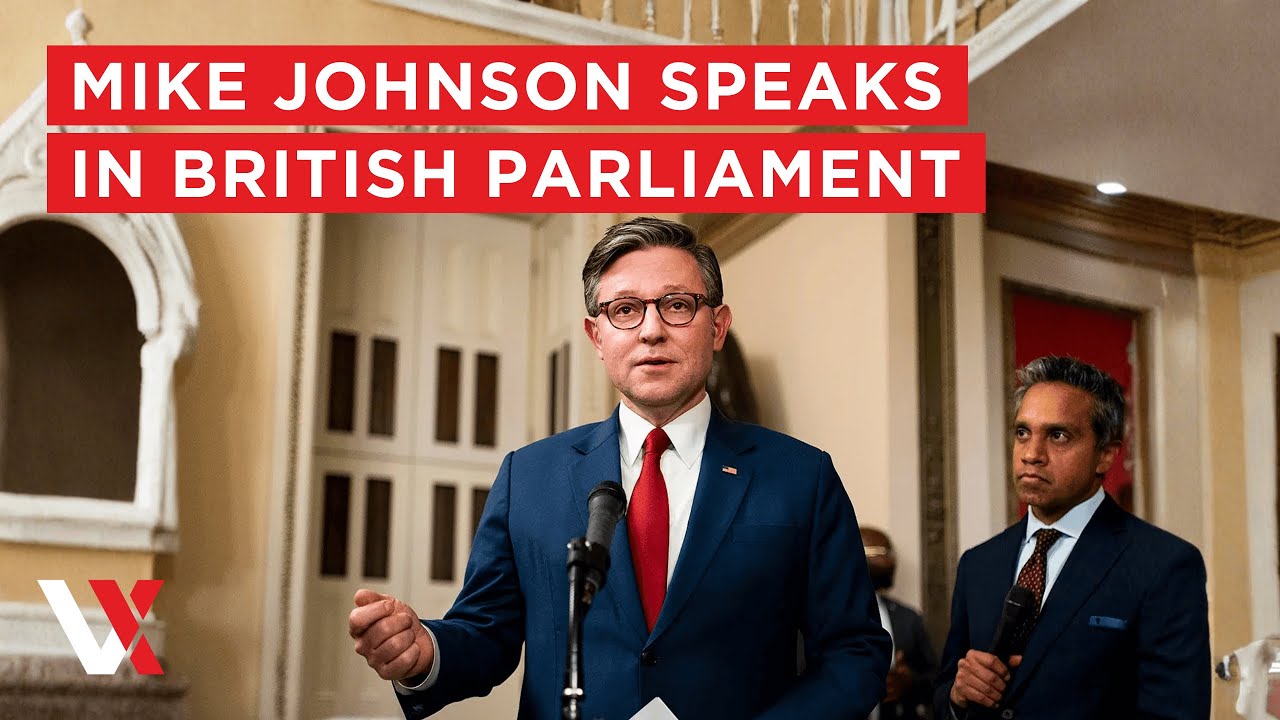 LIVE | Mike Johnson Addresses British Parliament | US News Live | UK News Live | VERTEX