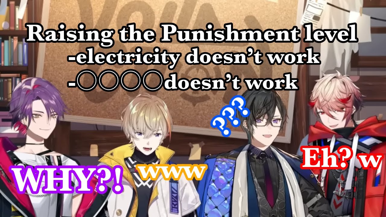 Seraph sets the new level for punishments [Seraph / Kanato / Akira / Hibari / Nijisanji ] (eng sub)