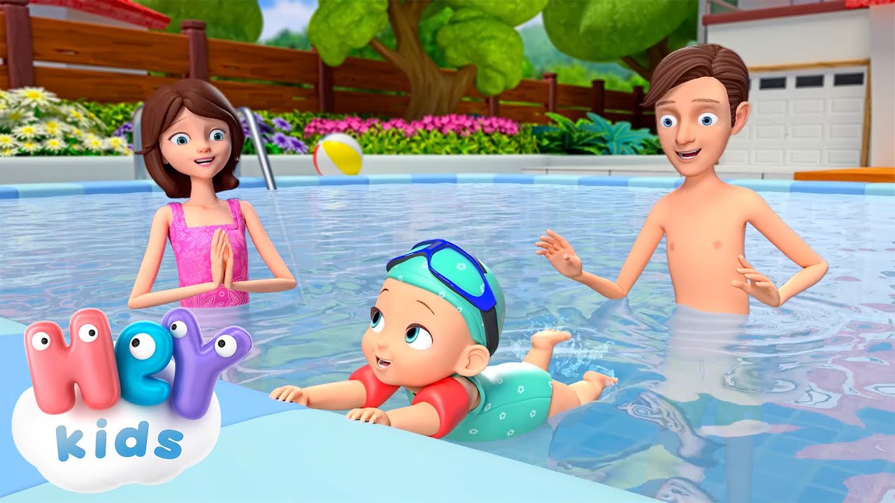Apprends à nager comme un petit poisson ! 🏊‍♂️ | HeyKids Comptines pour bébé | Animaj Kids