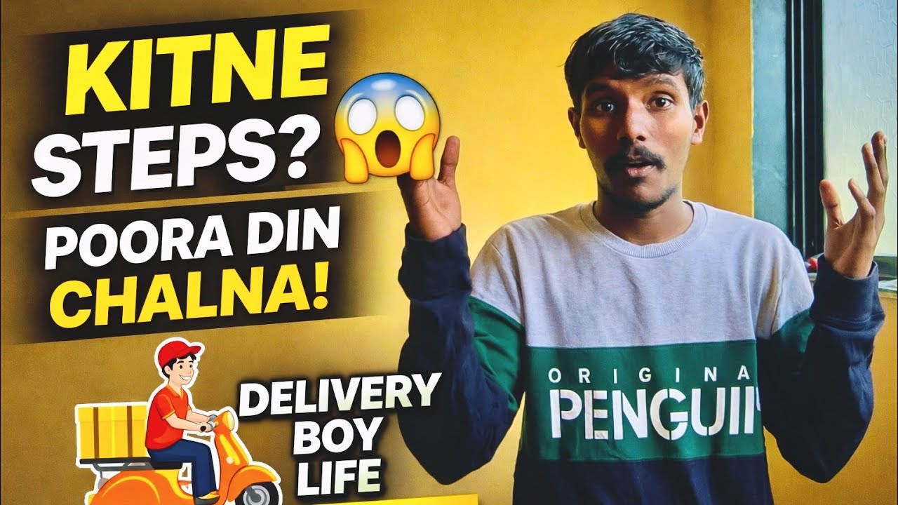 Daily Grind: 15,000+ Steps for My Deliveries ❤️‍🩹 (A Delivery Boy's Honest Routine)