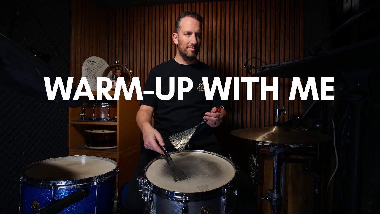 20-Minute Brush Comping Warm-Up for Drummers: Level 1