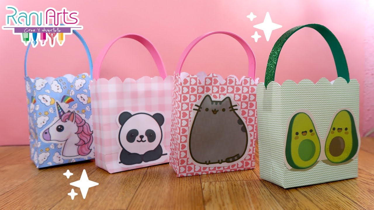 BOLSAS DE REGALO DE PAPEL - DIY - ideas para regalar fáciles