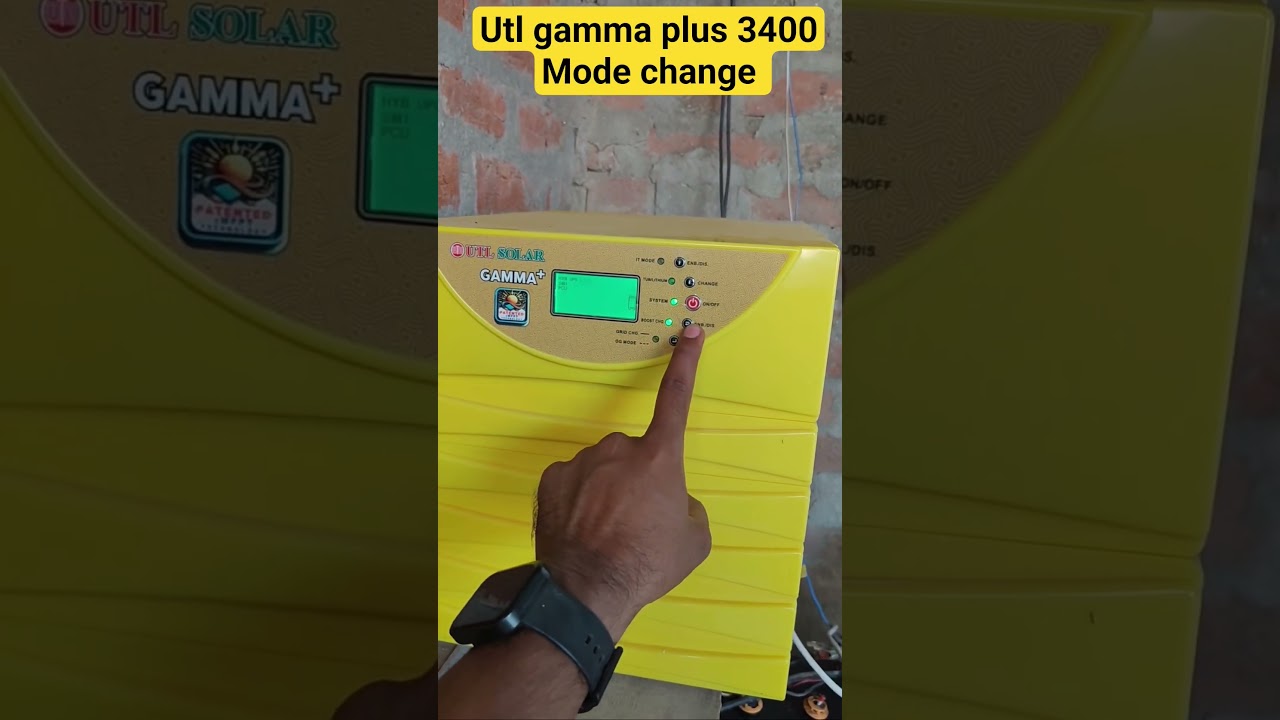 Utl gamma plus 3400 Mode | Smart, PCU, Hybrid