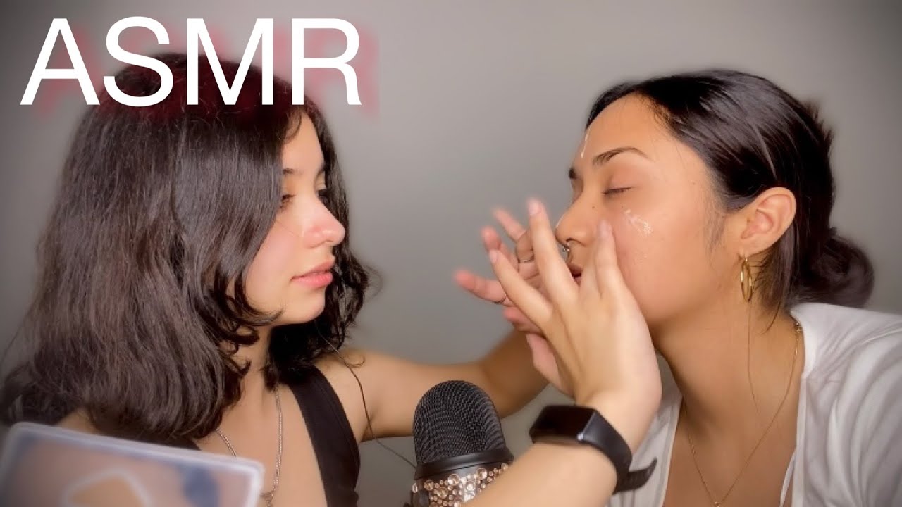 MI PRIMA ME HACE UNA LIMPIEZA FACIAL - ASMR EN ESPAÑOL