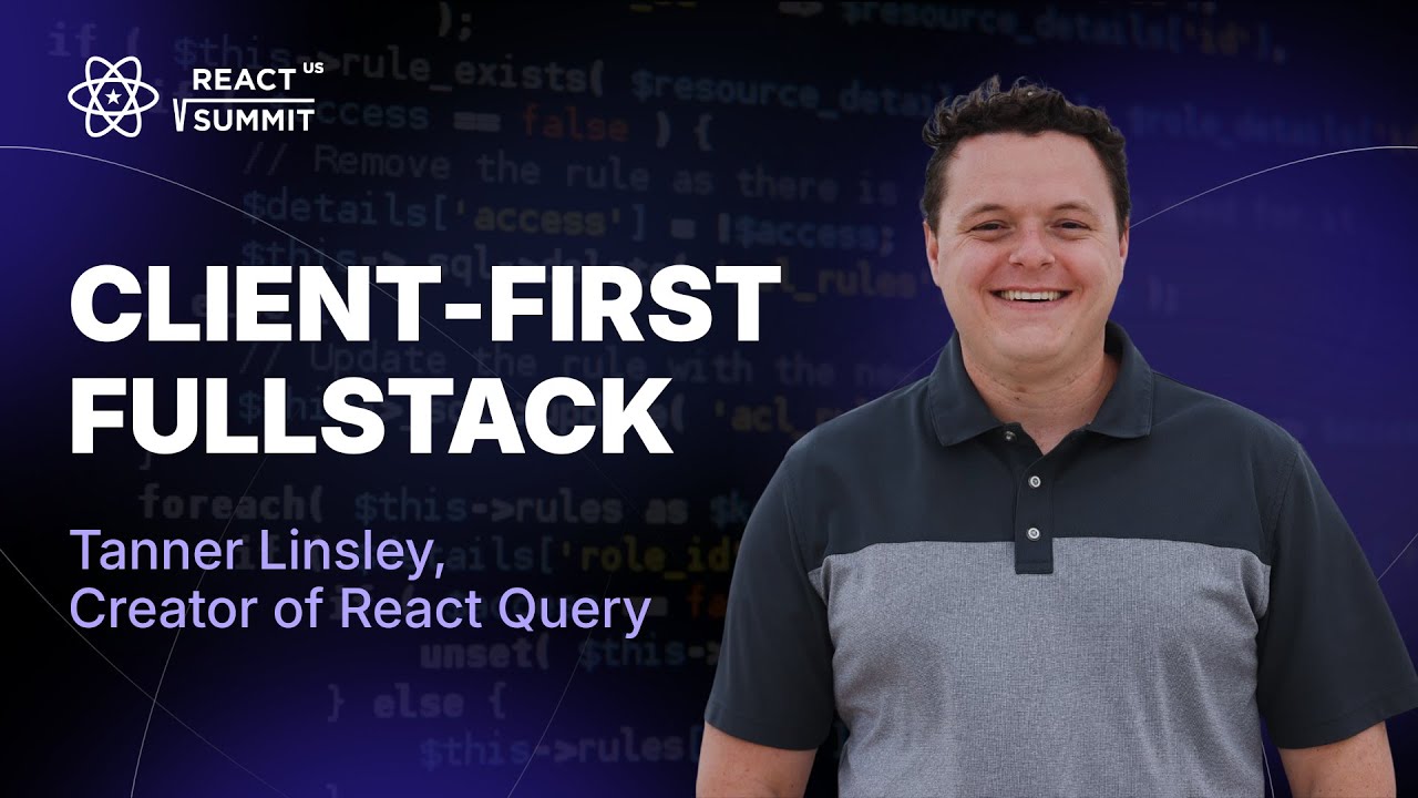 Исправление полного стека React с помощью типобезопасности с нулевым синтаксисом | Таннер Линсли,...