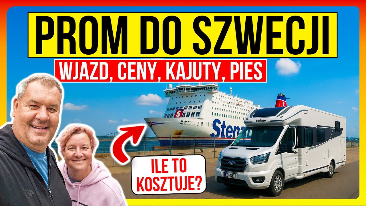PROMEM  DO SZWECJI - Wjazd Kamperem, Podróż Z Psem I Kajuty!