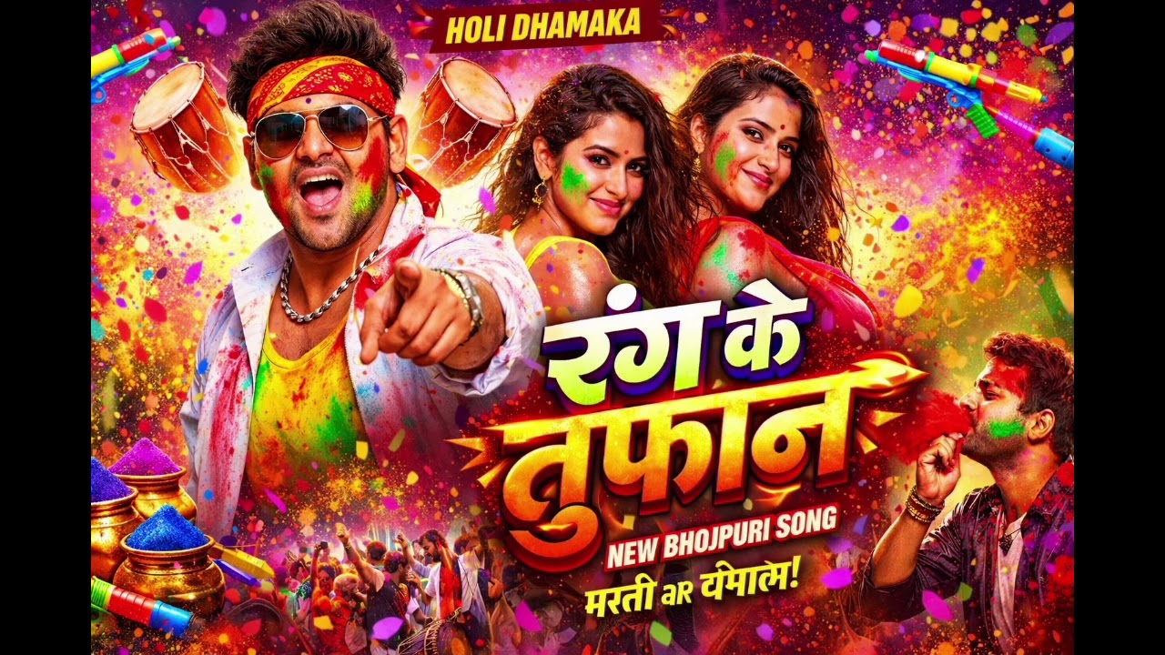 रंग के तूफान उठल बा 🔥 | होली स्पेशल भोजपुरी गाना 2026 #newbhojpurisong  