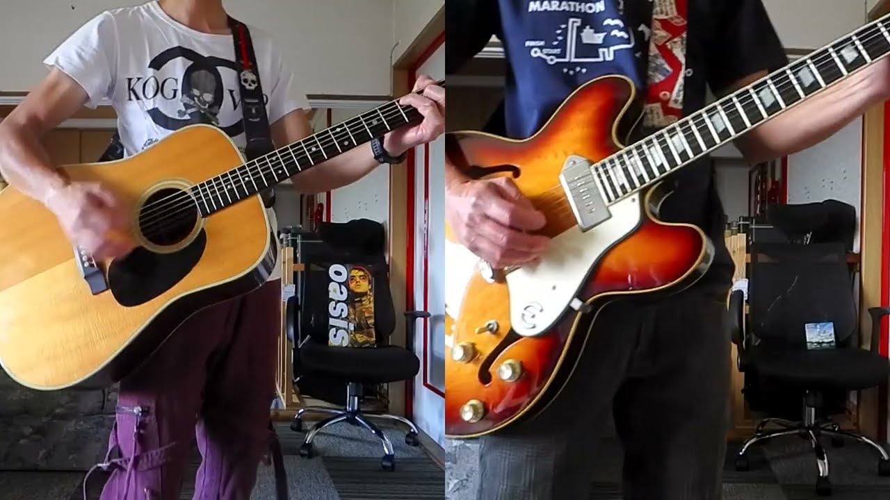 oasis/DON'T GO AWAY を弾いてみた。