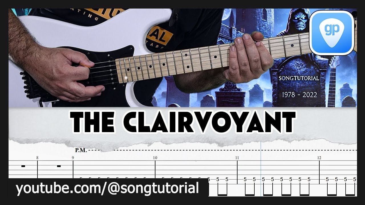 Iron Maiden | The Clairvoyant | TAB | Guitar Cover | Lesson