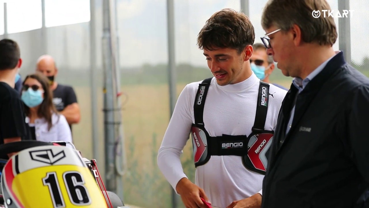 🔥 Charles Leclerc back on the track with his kart by Birel ART after the long forced break❗