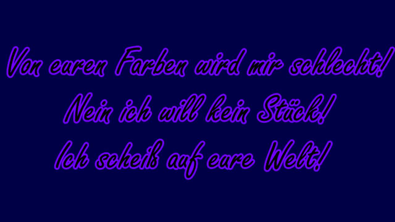 Callejon - Sommer, Liebe, Kokain (lyrics)
