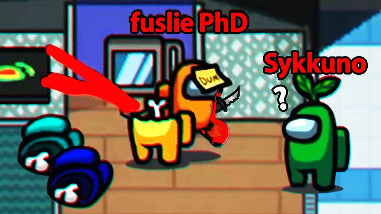 i carried Sykkuno and went on a MURDER SPREE in THIS among us game...