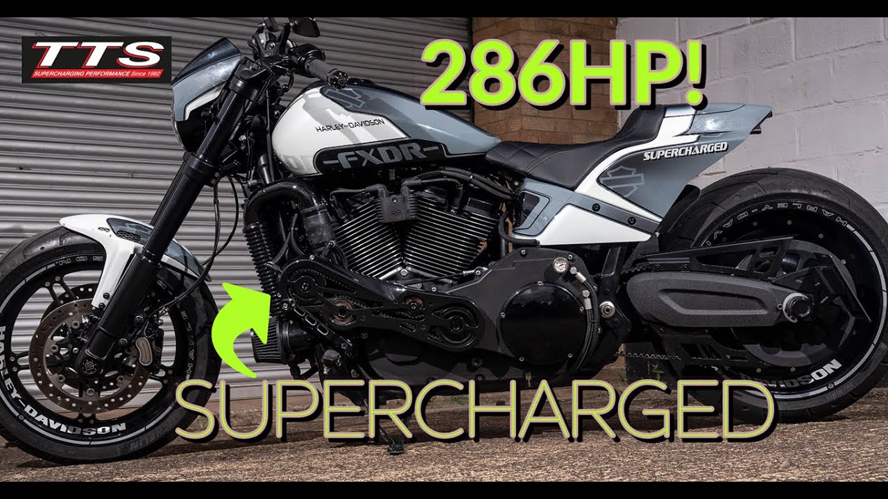 Самый быстрый Harley-Davidson? TTS Supercharged FXDR мощностью 286 л.с.!!