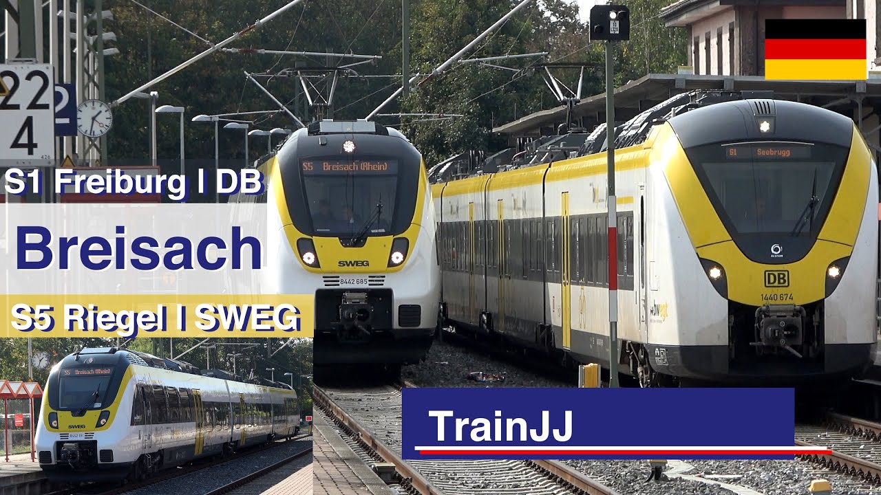 Breisach am Rhein | S1 Freiburg - Br 1440 Alstom Coradia Continental & S5 Riegel - Br 442 Talent 2