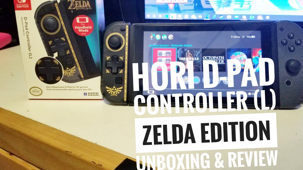 Hori D Pad Controller L Zelda Edition Unboxing and Review