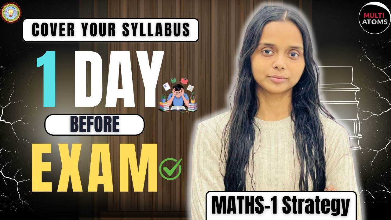 Eng. Math-1 Strategy 1 Day Before Exam | Aktu Exam | 1st Year |  PYQ Solution