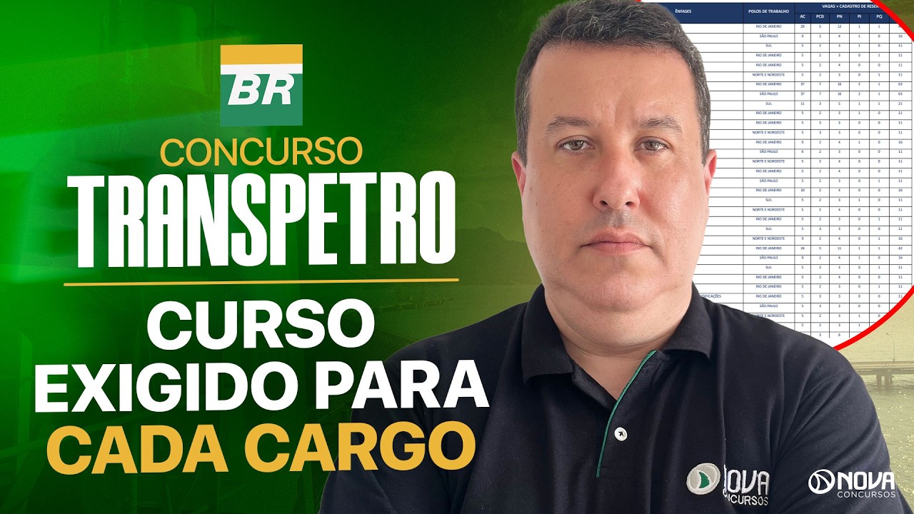 Concurso Transpetro 2026 | Quais s&atilde;o os Cursos T&eacute;cnicos Aceitos? Confira a lista! 📄🔥