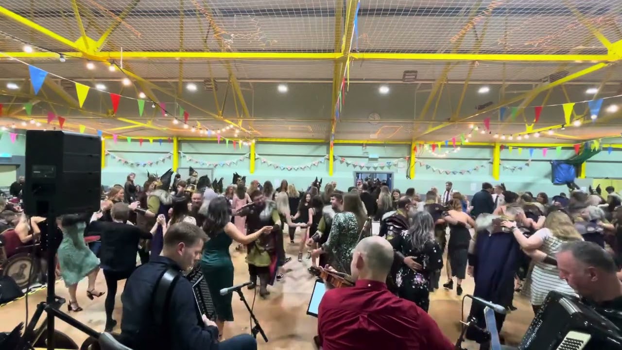 Up Helly Aa 2025 Jarl Squad Boston Two-step - Gilbertson Park Hall - The Haggis Chasers Ceilidh Band