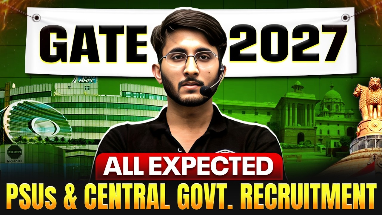 GATE 2027 All Expected PSU & Central Govt Recruitment 🔥 | Full Details, Salary & Selection Process