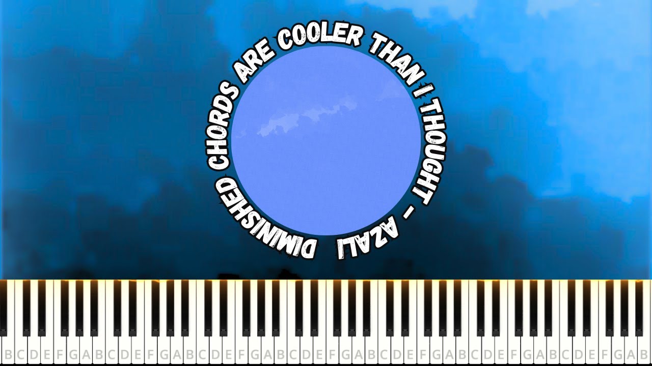 Diminished chords are cooler than i thought :O / AZALI【Piano Tutorial + FREE SHEET 】 #piano #AZALI