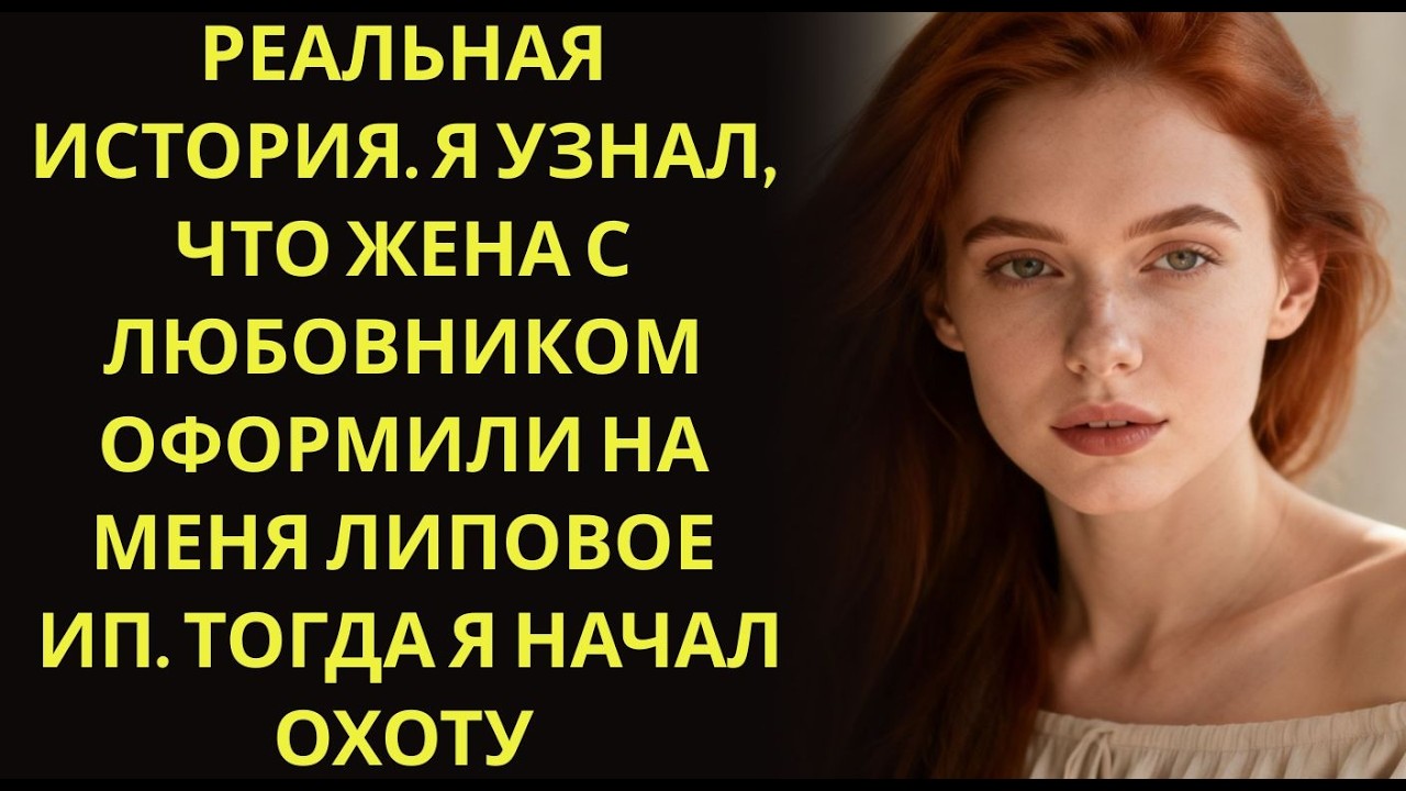 Реальная история  Я узнал, что жена с любовником оформили на меня липовое ИП  Тогда я начал охот