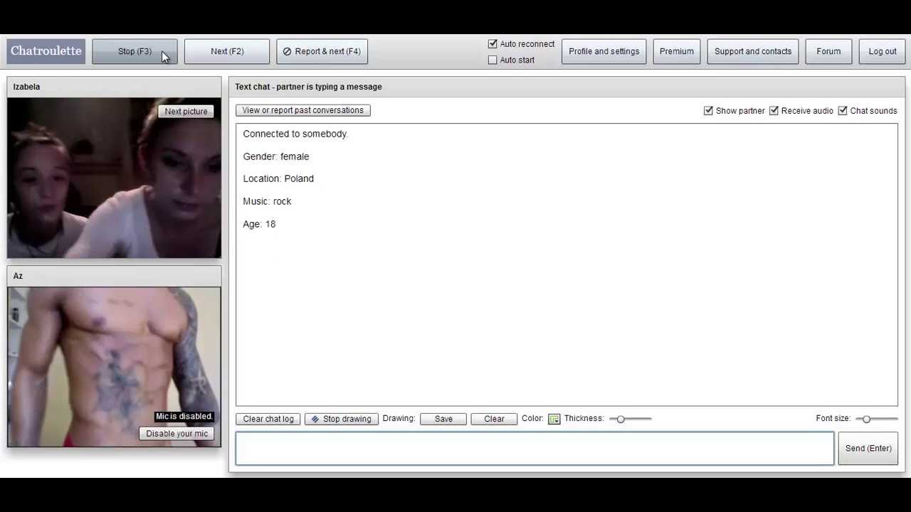 Zyzz Chatroulette #7