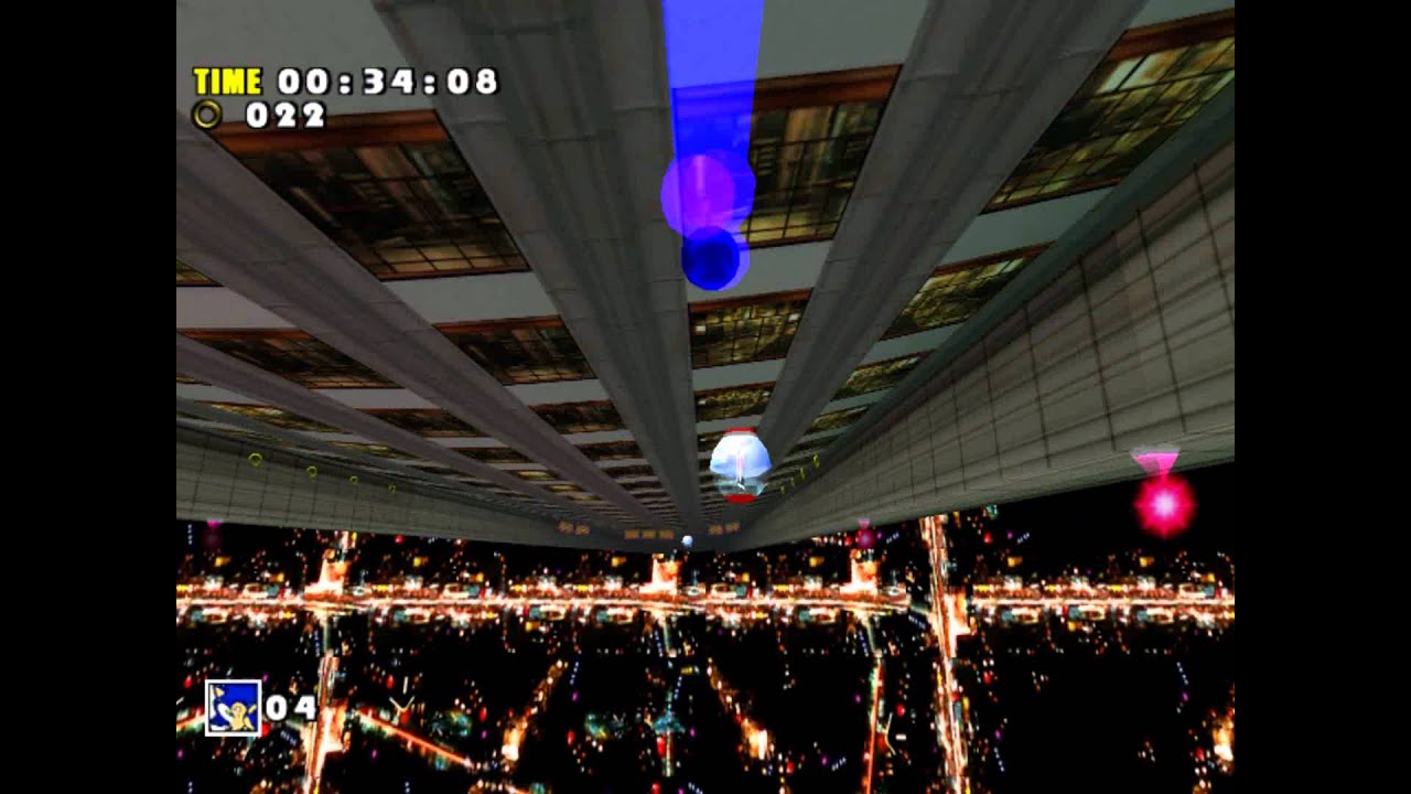 Sonic Adventure DX (TAS) - Speed Highway 0:58.75 【WR】 By THC98
