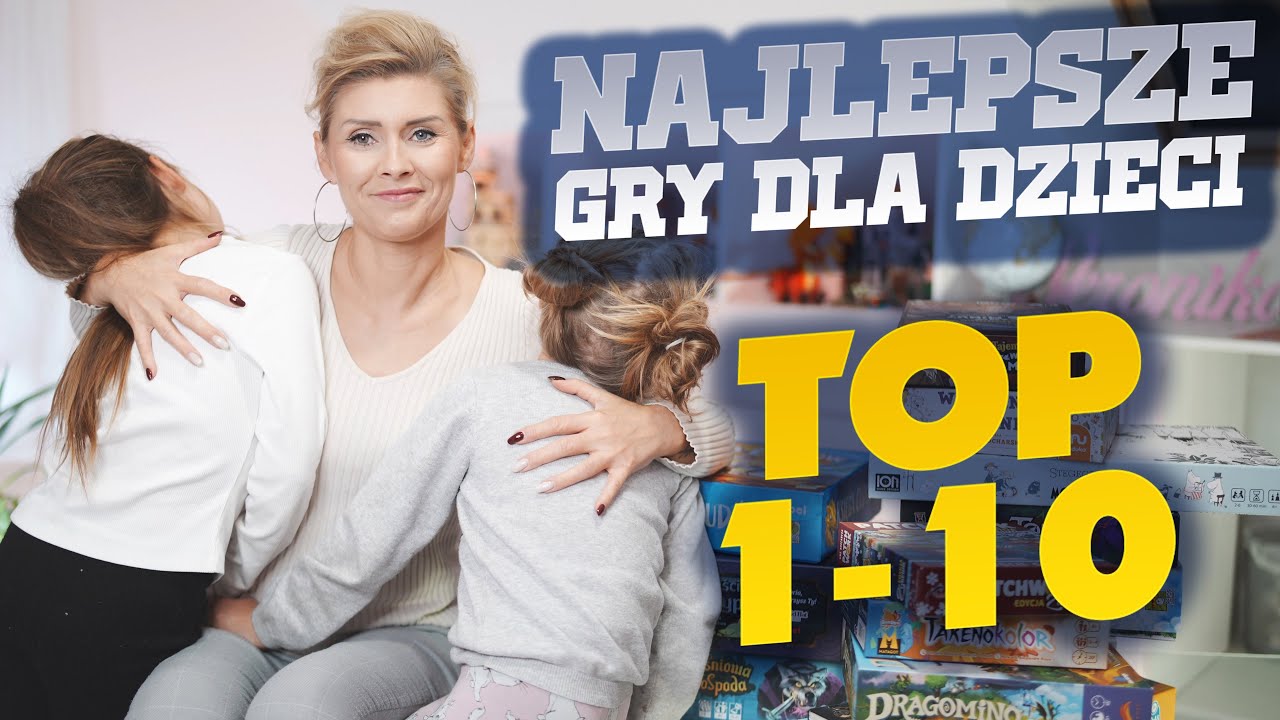 Najlepsze gry planszowe  dla Dzieci │ Lista ulubionych │ 1 - 10  TOP