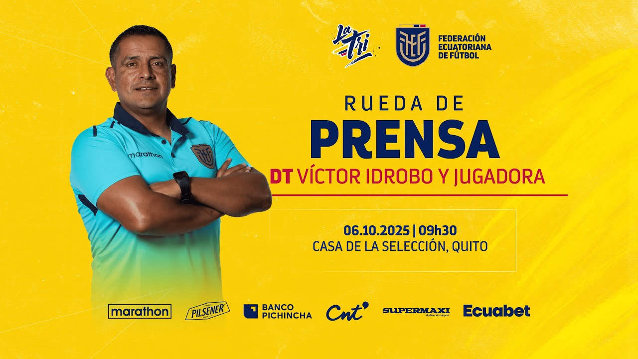 Rueda de Prensa - Víctor Idrobo
