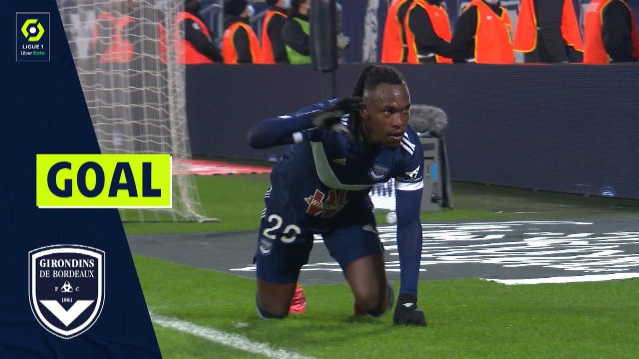 Goal Alberth Josue ELIS MARTINEZ (58 - GdB) FC GIRONDINS DE BORDEAUX - OLYMPIQUE LYONNAIS 2-2 21/22