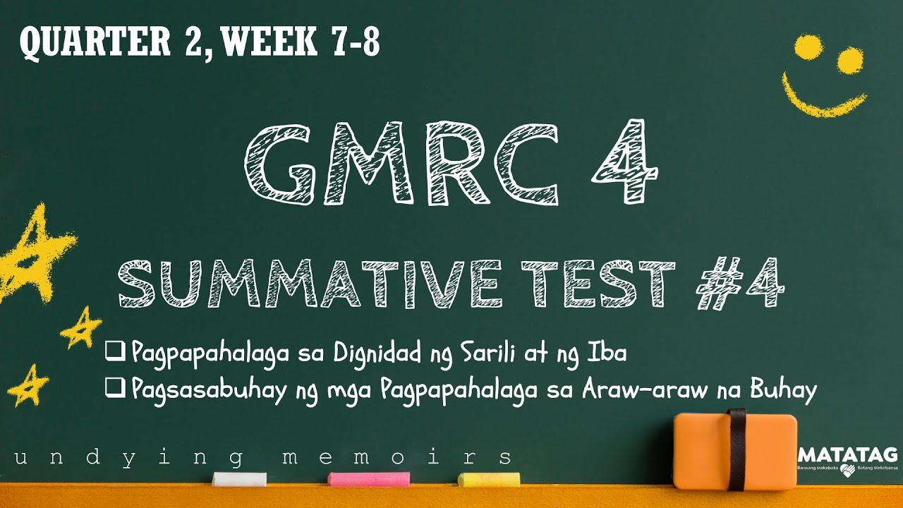 GMRC 4 MATATAG Quarter 2 Summative Test #4
