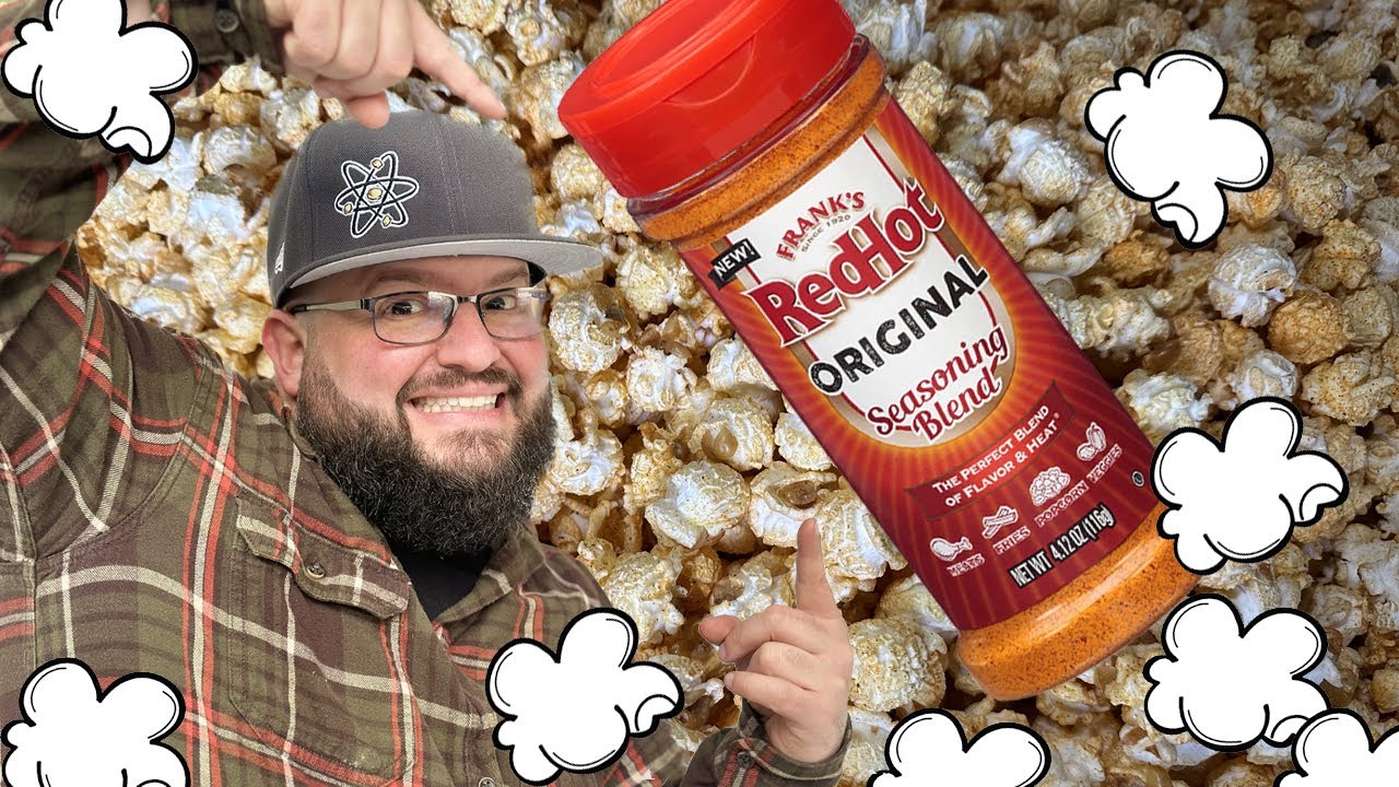 This popcorn quickly becomes spicy buffalo ranch