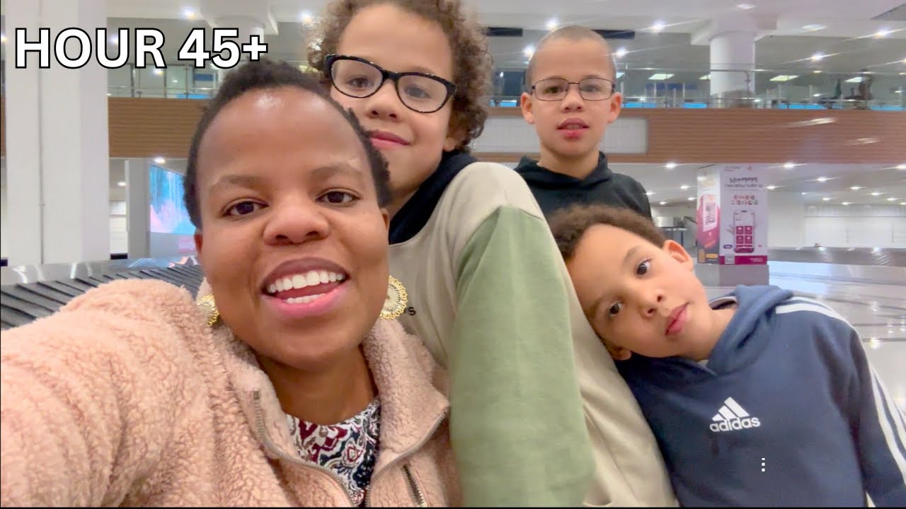 Surviving 48 HR Flight to Africa with 4 Small Children