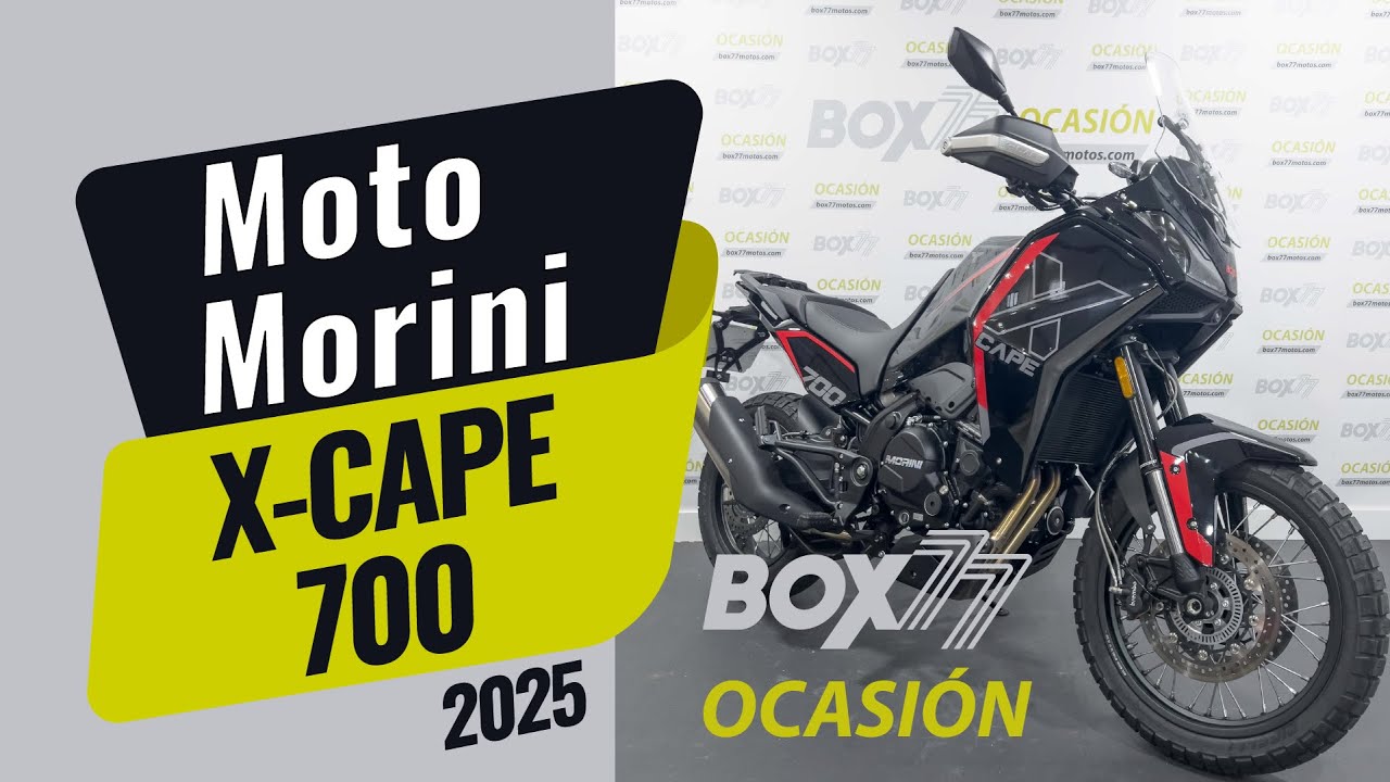 Vídeo de la Moto Morini X-CAPE 700 del 2025 (vendida)