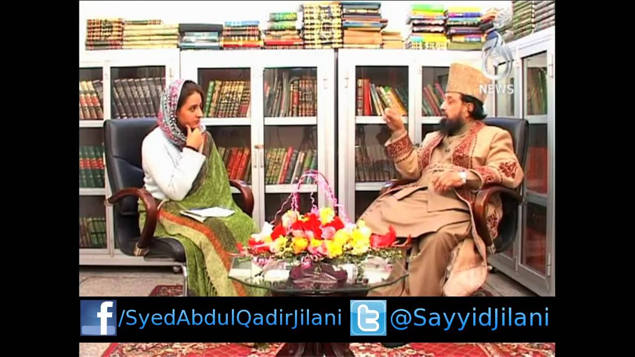 Mufakkir-e-Islam Dr. Pir Syed Abdul Qadir Jilani Exclusive Interview with Aaj News TV Pakistan 2014