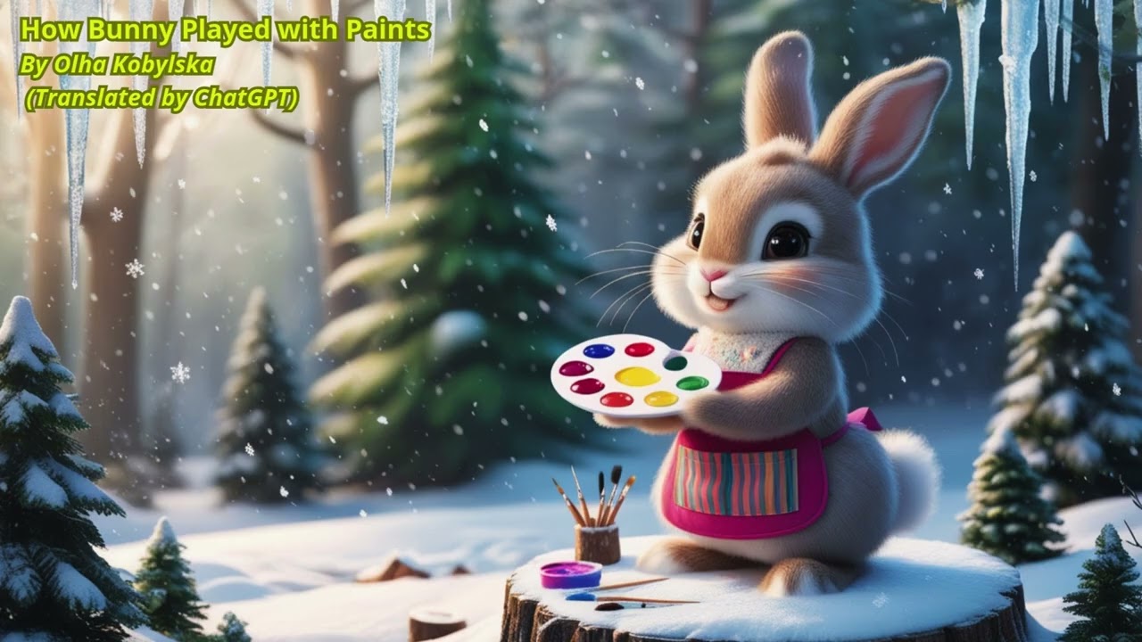 How Bunny Played with Paints #storiesforkids #bedtimestories #talesforchildren #audiofairytale