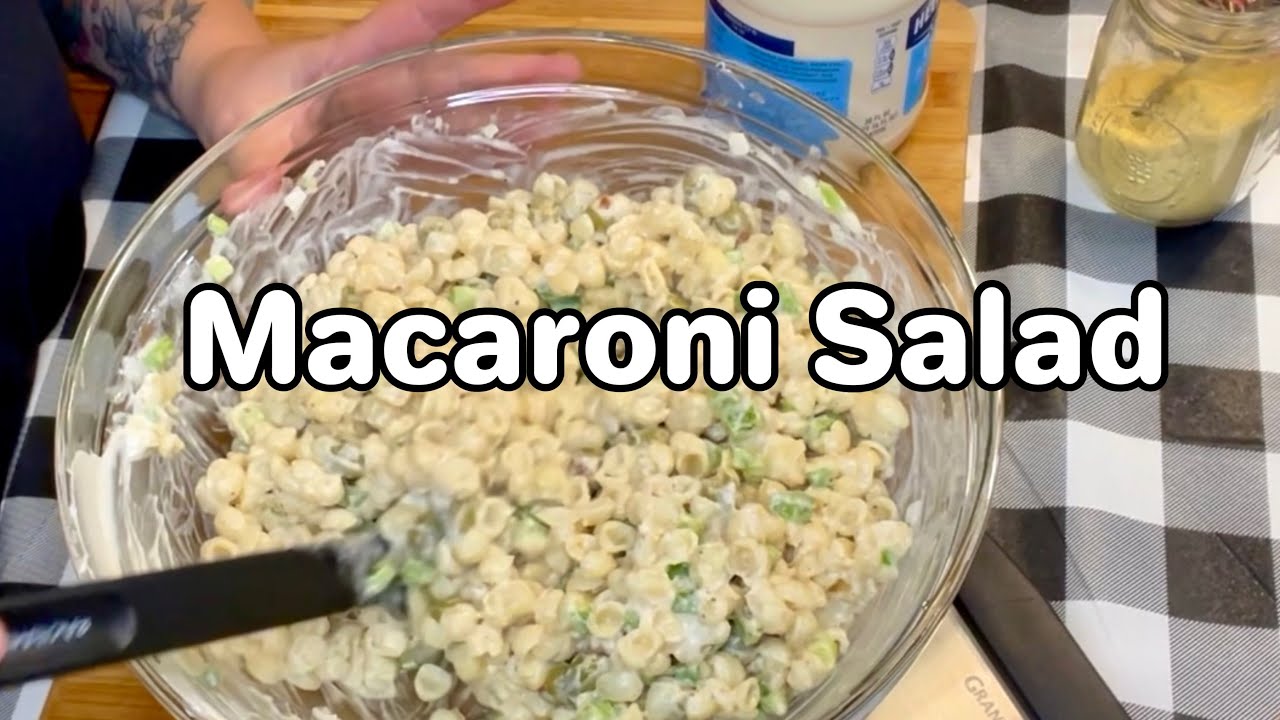 Macaroni Salad with small shell pasta!  