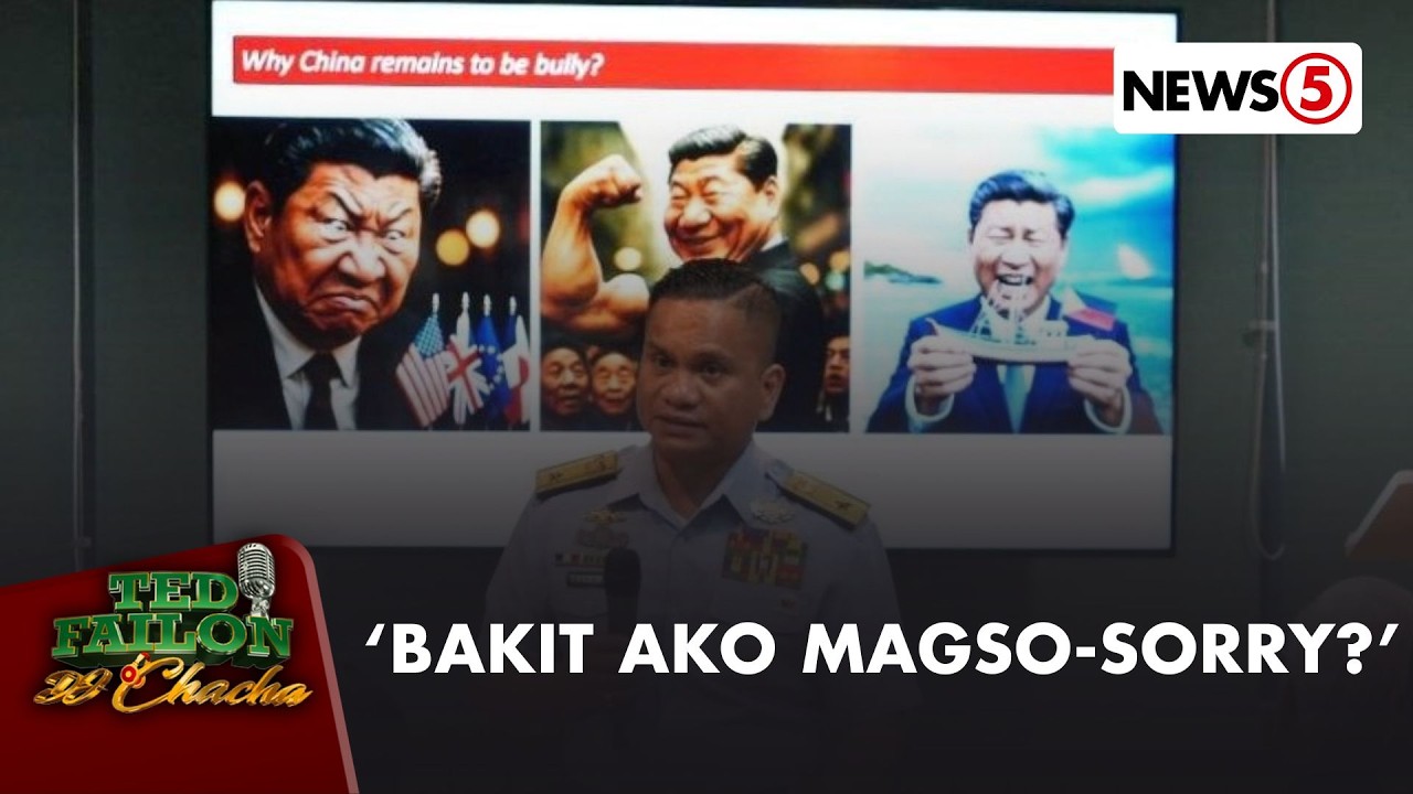 Tarriela, hindi magso-sorry sa China kaugnay sa caricature issue | Ted Failon & DJ Chacha
