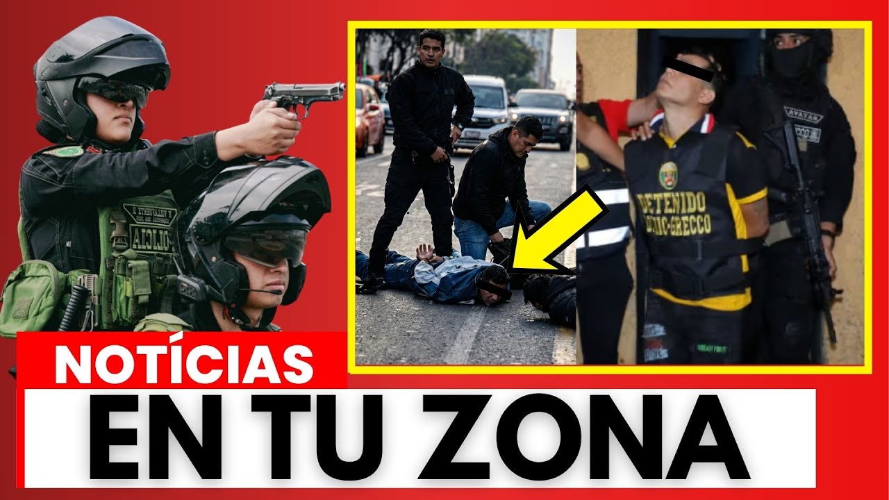 🛑BALACERA EN ABANCAY: CAEN 5 asaltantes en pleno Centro de Lima