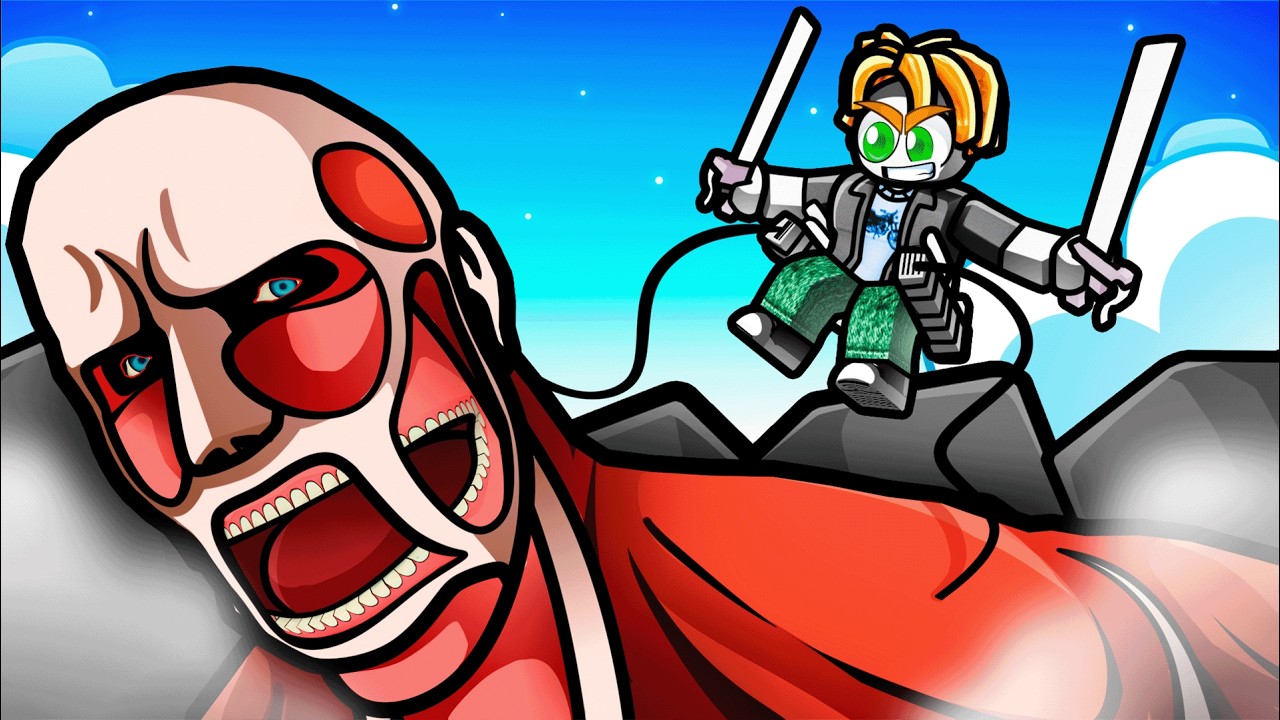 I Spent $100,000 Robux to Destroy Titans in Roblox!