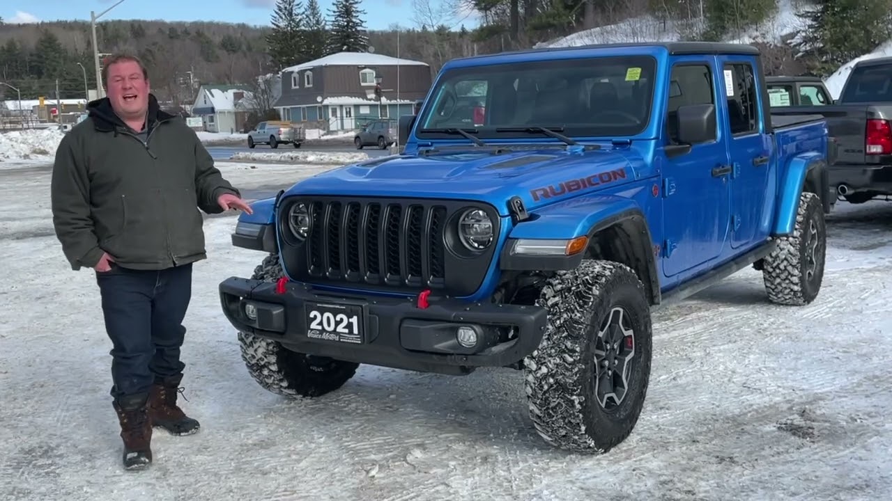 2021 &lsquo;HYDRO BLUE&rsquo; JEEP GLADIATOR RUBICON 4x4